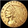 Image 1 : 1915 $2.50 Gold Quarter Eagle UNCIRCULATED
