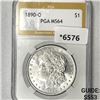 Image 1 : 1890-O Morgan Silver Dollar PGA-MS64