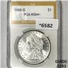 Image 1 : 1888-O Morgan Silver Dollar PGA-MS64+