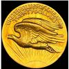 Image 2 : 1907 High Relief $20 Gold Double Eagle CHOICE BU