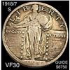 Image 1 : 1918/7-S Standing LIberty Quarter NICELY CIRC
