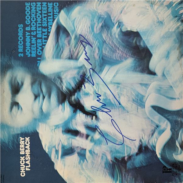 Chuck Berry signed Flashback album