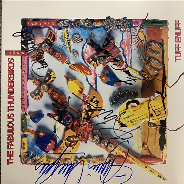 Fabulous Thunderbirds signed Tuff Enuff album