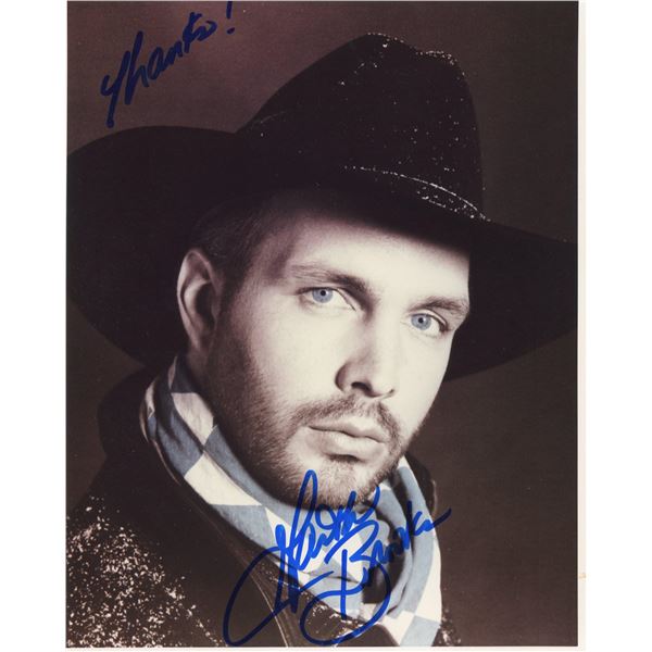 Garth Brooks signed photo