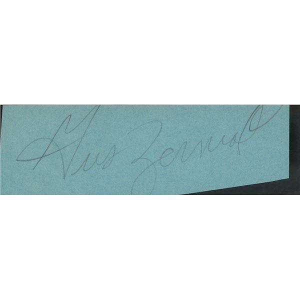 Gus Zernial signature cut