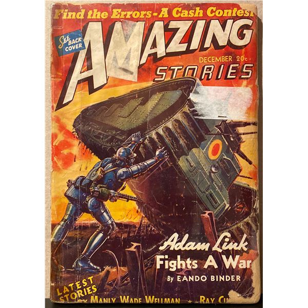 1940 Amazing Stories Vol 14 no. 12, Pulp Magazine