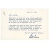 Image 1 : Frank Sinatra signed personal note
