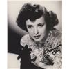 Image 1 : Laraine Day signed The First Lady of Baseball photo