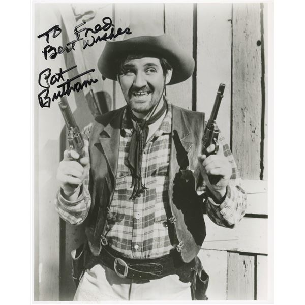 Pat Buttram signed movie photo