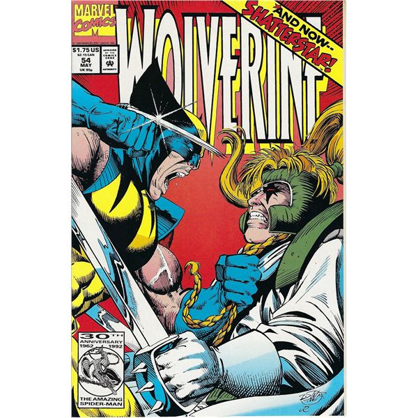 Wolverine Marvel Comic Book #54