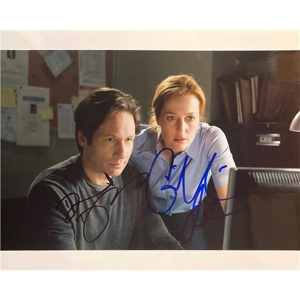 The X-Files: I Want to Believe David Duchovny and Gillian Anderson signed movie photo