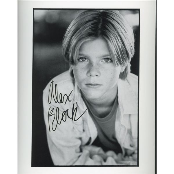 Alex Black signed photo