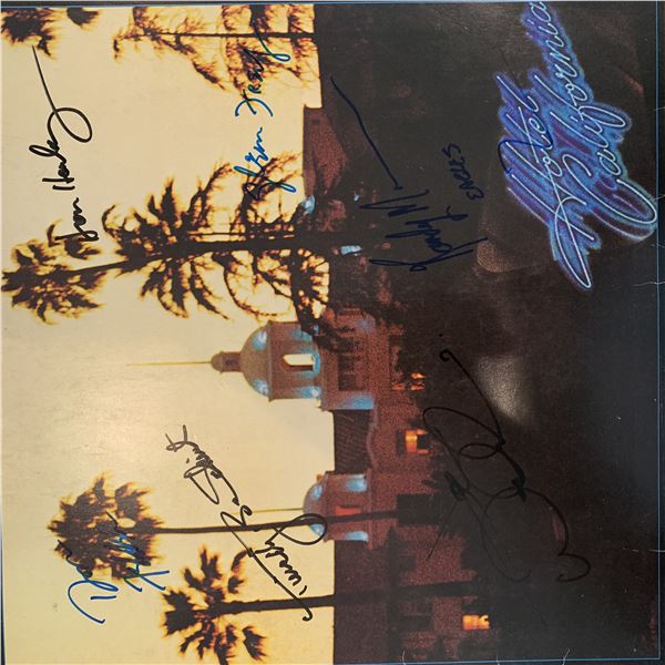 Eagles Hotel California signed album