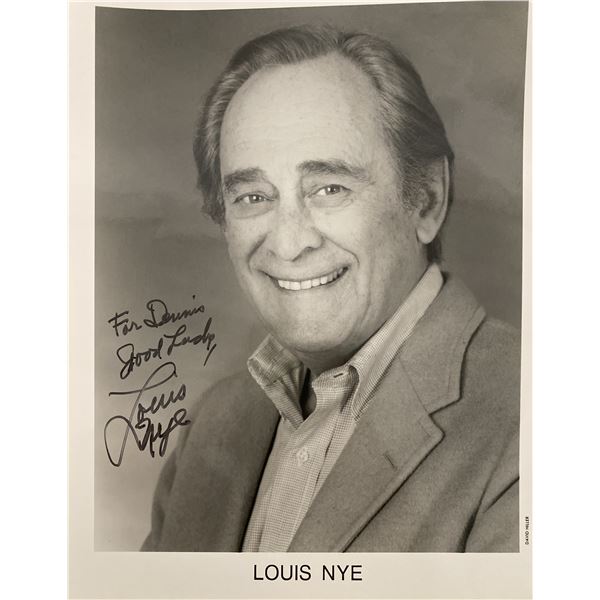 Louis Nye signed photo