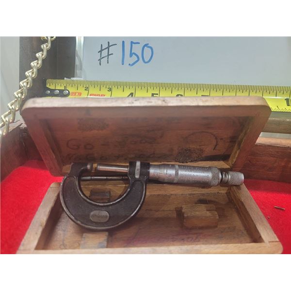 Moore & Wright Micrometer 0-1"