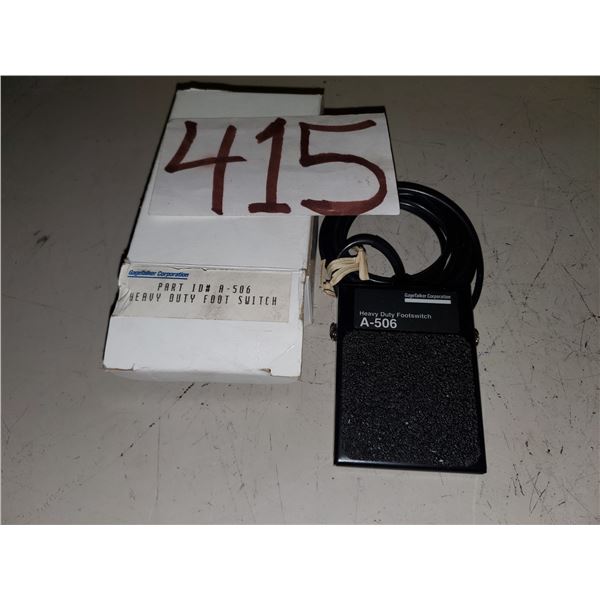 Gagetalker Corporation Heavy Duty Foot Switch A-506