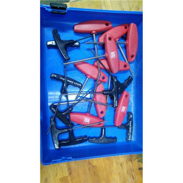 Lot of new hex 1/8 and other T-handle