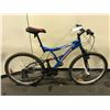 Image 2 : SUPERCYCLE VICE 26 BLUE 18 SPEED FULL SUSPENSION MOUNTAIN BIKE