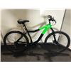 Image 2 : GREEN / BLACK NO NAME 21 SPEED FRONT SUSPENSION MOUNTAIN BIKE WITH FRONT DISC BRAKE