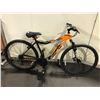 Image 2 : HYPER VIKING TRAIL 29 BLACK/ORANGE 21 SPEED FRONT SUSPENSION MOUNTAIN BIKE WITH FRONT DISC BRAKE