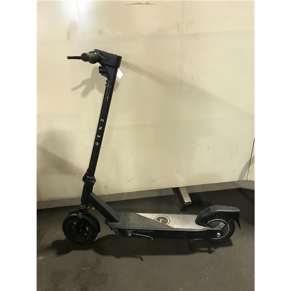 GEN 3 BLACK FRONT SUSPENSION ELECTRIC RIDE ON SCOOTER