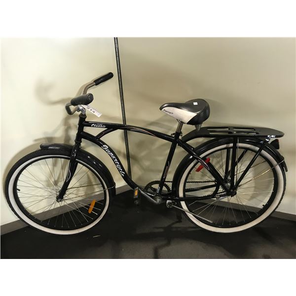 SUPERCYCLE CLASSIC CRUISER BLACK SINGLE SPEED CRUISER BIKE
