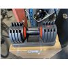 Image 2 : 3 GRIT ADJUSTABLE WEIGHT DUMBBELLS