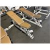 Image 2 : APEX WHITE / BROWN COMMERCIAL ADJUSTABLE WEIGHT BENCH