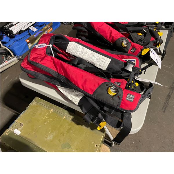 6 MUSTANG SURVIVAL ADULT AUTOMATIC INFLATABLE PFD DEVICE