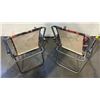 Image 2 : LOT OF TWO VINTAGE LAWN CHAIRS