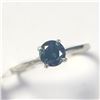 Image 2 : 14K WHITE GOLD DIAMOND (0.5CT,I2,FANCY BLUE COLOR