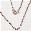 Image 3 : 18K ROSE GOLD 0.78G 16"  NECKLACE