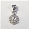 Image 1 : 18K WHITE GOLD CZ 0.87G PENDANT