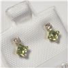 Image 2 : 10K YELLOW GOLD PERIDOT(0.4CT) DIAMOND(0.06CT)