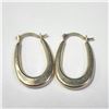 Image 1 : 10K YELLOW GOLD SNAP HOOP EARRINGS MADE IN CANADA