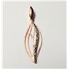 Image 1 : 9K ROSE GOLD DIAMOND(0.03CT)PENDANT(~WEIGHT 0.65G)