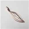 Image 2 : 9K ROSE GOLD DIAMOND(0.03CT)PENDANT(~WEIGHT 0.65G)
