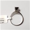 Image 4 : 14K WHITE GOLD BLACK DIAMOND(1.3CT) RING (~SIZE 6)