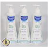 Image 1 : LOT OF 3 MUSTELA  HYDRA BEBE BODY LOTION