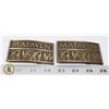 Image 1 : LOT OF 2 MATAVEN CENTURY CANADA BELT BUCKLES