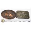 Image 1 : LOT OF  2 BELT BUCKLES