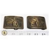 Image 1 : LOT OF 2 CASE TRACTOR BELT BUCKLES
