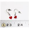 Image 1 : NEW RED HEART EARRINGS