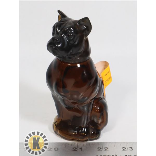 1975 AVON BOXER DOG PERFUME BOTTLE