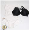 Image 1 : B36 BLACK BRA & WHITE BODYSUIT SIZE S
