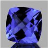 Image 1 : Natural Purple Blue Cushion Tanzanite 2.45 Cts - VVS