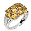Image 1 : Natural Unheated Brazil Citrine Ring