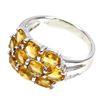 Image 3 : Natural Unheated Brazil Citrine Ring