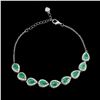 Image 2 : Natural Columbian Emerald Bracelet
