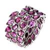 Image 2 : Natural Unheated Rhodolite Garnet Ring